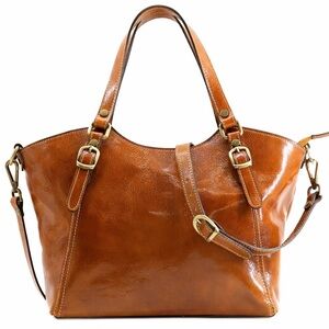 Floto Ischia Italian Leather Shoulder Bag NWT
